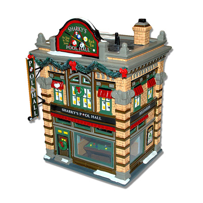 Домик с подсветкой "Sharky"s Pool Hall"