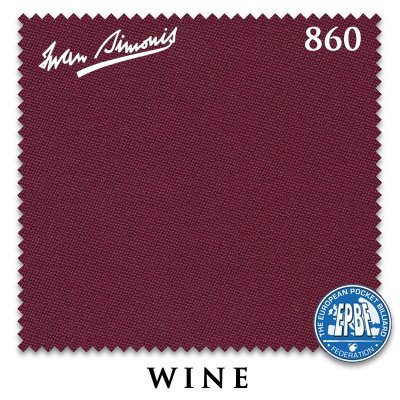 Сукно Iwan Simonis 860 198см Wine