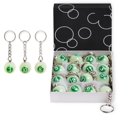 Брелоки Emerald 25мм 16шт.