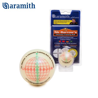 Тренировочный шар Snooker Aramith Nic Barrow`s Ultimate Training Ball 52,4мм блистер