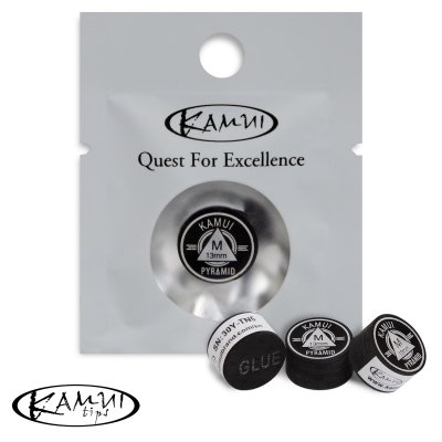 Наклейка для кия Kamui Pyramid Black 13мм Medium