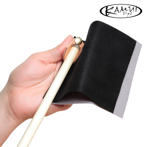 Салфетка для чистки и полировки кия Kamui Dr.Z Shaft Prescription in Black and Gray
