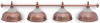 Светильник Fortuna Crown Red Bronze 4 плафона