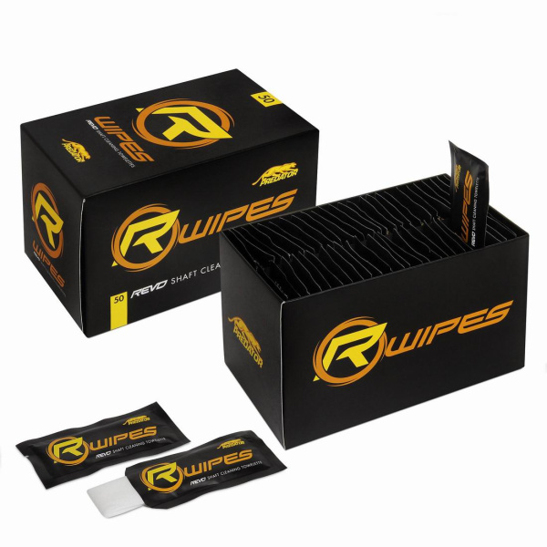 Салфетка для чистки кия Predator Revo Wipes 50шт.