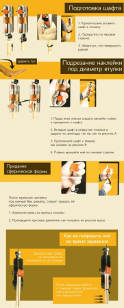 Точилка для наклейки Ball Teck