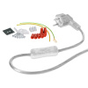 Светильник Fortuna Prestige Silver Blue 4 плафона
