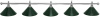 Светильник Fortuna Prestige Silver Green 5 плафонов