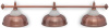 Светильник Fortuna Crown Red Bronze 3 плафона