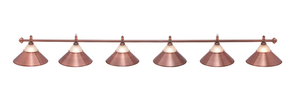 Светильник Fortuna Alison Red Bronze 6 плафонов