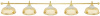 Светильник Crown Golden 5 плафонов