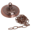 Светильник Fortuna Alison Red Bronze 6 плафонов