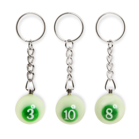 Брелоки Emerald 25мм 16шт.
