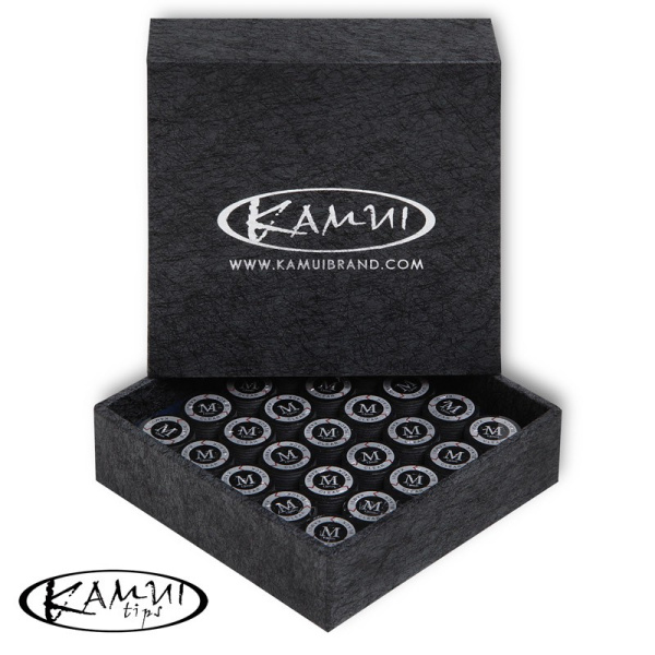 Наклейка для кия Kamui Clear Black 13мм Medium